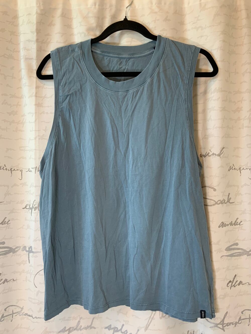 Prana Women's XL Blue Gray Muscle Tank Gorpcore Style